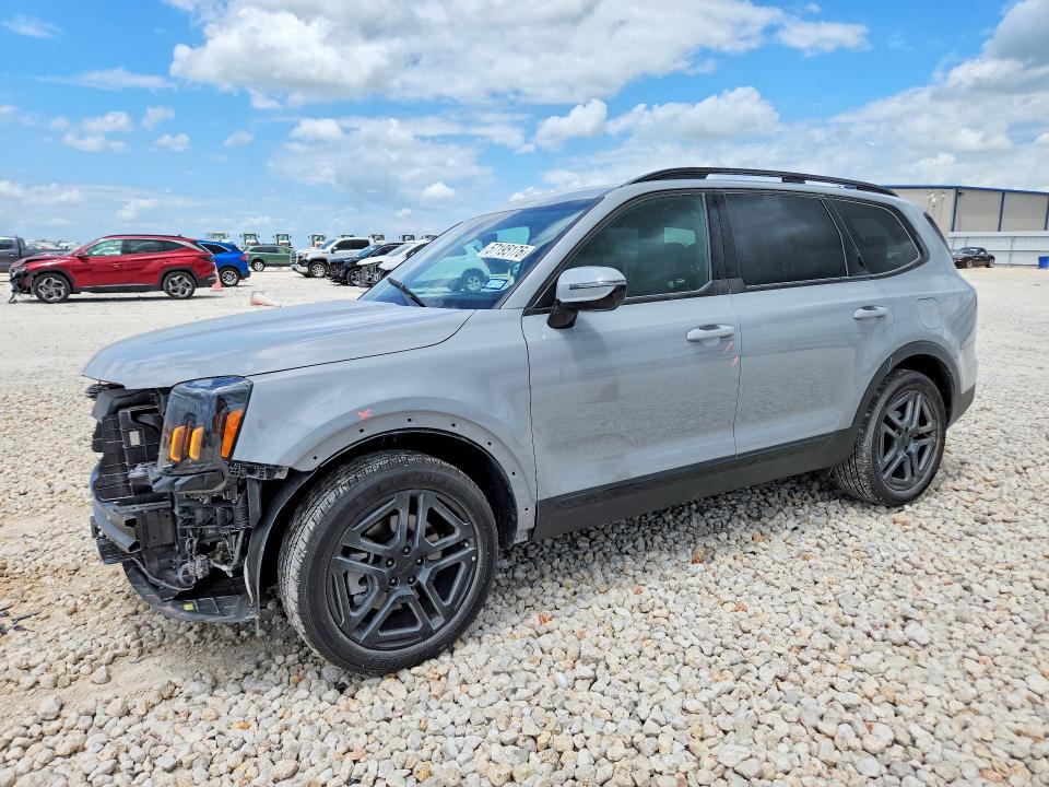 2025 Kia Telluride VIN 5XYP5DGC1SG671469 COPART salvage auction — FRONT END, Tx - Salvage Vehicle Title, sold $70 on 2026-07-30 (photo 1)