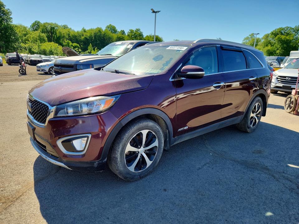 2016 Kia Sorento VIN 5XYPHDA50GG132866 COPART salvage auction — MINOR DENT/SCRATCHES, Ny - Certificate Of Title, sold $2,900 on 2026-07-16 (photo 1)