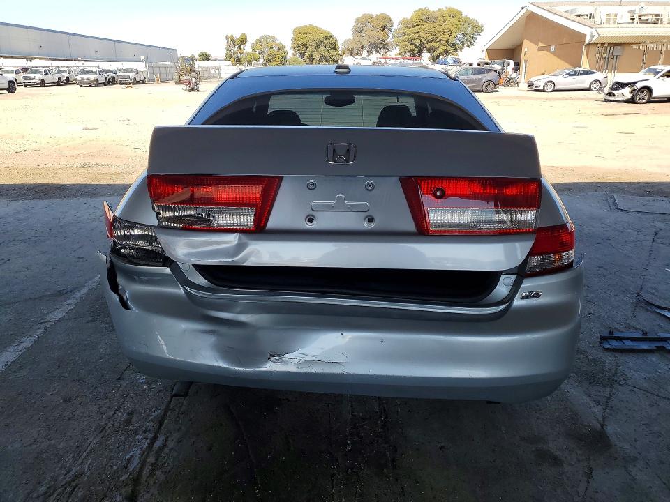 2004 Honda Accord VIN 1HGCM665X4A048470 COPART salvage auction — REAR END, Ca - Salvage Certificate, sold $900 on 2026-07-02 (photo 6)