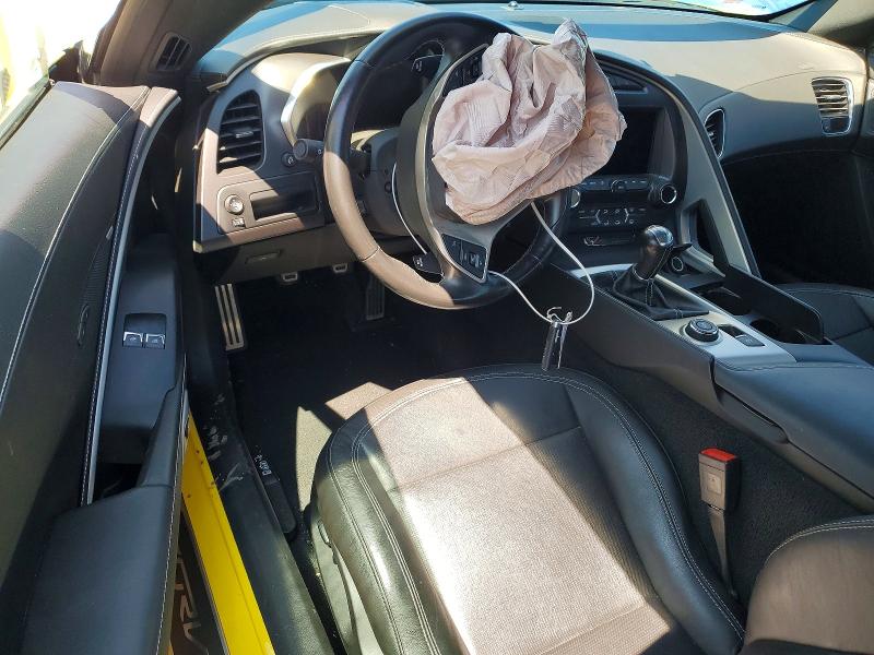 2019 Chevrolet Corvette stingray VIN 1G1YA2D77K5122467 COPART salvage auction — FRONT END, Ny - Mv-907A Salvage Certificate, sold $12,100 on 2026-07-14 (photo 8)
