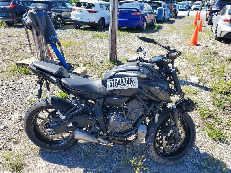 2022 Yamaha Mt07 VIN JYARM32E5NA005441 COPART salvage auction — ALL OVER, PA - CERTIFICATE OF SALVAGE, sold $1,150 on 2026-07-16 (photo 1)