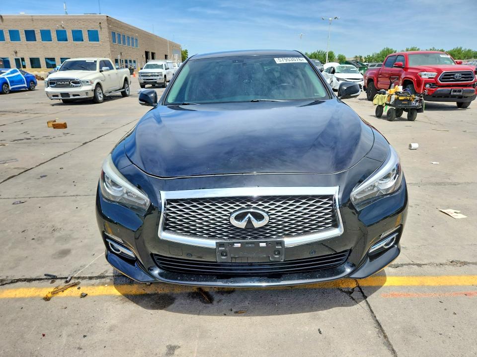 2015 Infiniti Q50 VIN JN1BV7AR8FM395937 COPART salvage auction — VANDALISM, Co - Non-Repairable Cert Of Title, sold $2,700 on 2026-07-15 (photo 5)