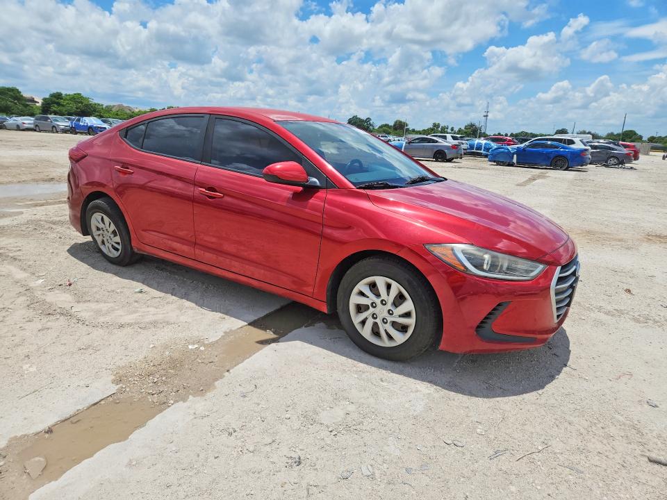 2018 Hyundai Elantra VIN 5NPD74LFXJH294676 COPART salvage auction — REAR END, Fl - Cert Of Ttl-Rebuilt&Slvg Rbld, sold $2,150 on 2026-07-02 (photo 4)