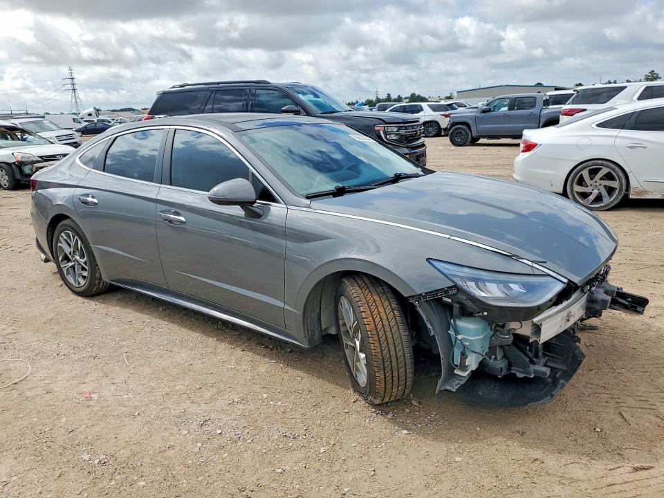 2022 Hyundai Sonata VIN KMHL14JA2NA206345 COPART salvage auction — FRONT END, Tx - Salvage Vehicle Title, sold $2,500 on 2026-07-21 (photo 6)