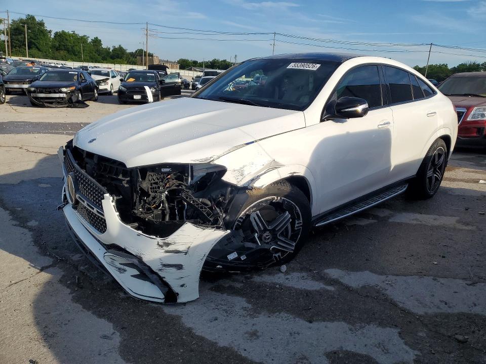 2026 Mercedes-benz Gle VIN 4JGFD5KB4TB567505 COPART salvage auction — FRONT END, Salvage Title, sold $44,250 on 2026-07-29 (photo 1)
