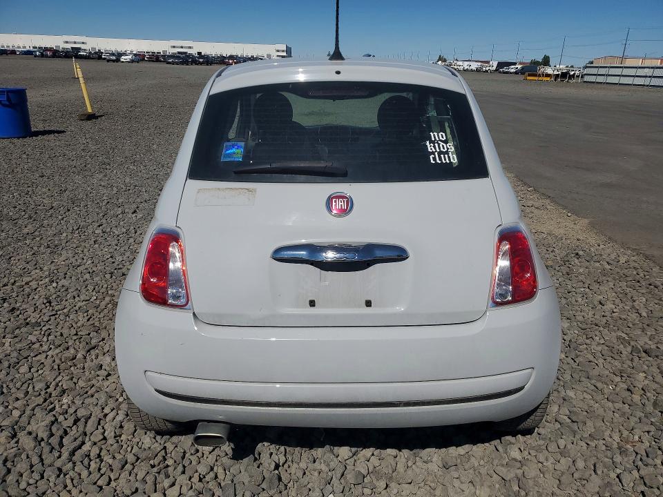 2016 Fiat 500 VIN 3C3CFFAR5GT184574 COPART salvage auction — FRONT END, Wa - Bill Of Sale, sold $1,150 on 2026-07-08 (photo 6)
