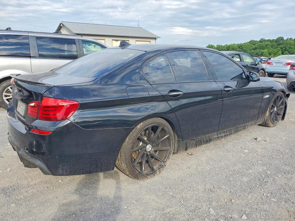 2012 BMW 5er VIN WBAFU9C57CC786955 COPART salvage auction — FRONT END, Pa - Certificate Of Salvage, sold $1,400 on 2026-07-16 (photo 3)