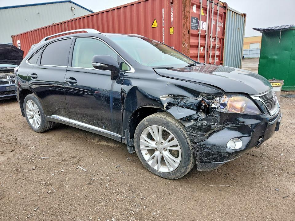 2010 Lexus Rx 450h VIN JTJBC1BA9A2020911 COPART salvage auction — FRONT END, On - Permit No Brand - Unfit, sold $3,600 on 2026-07-07 (photo 4)