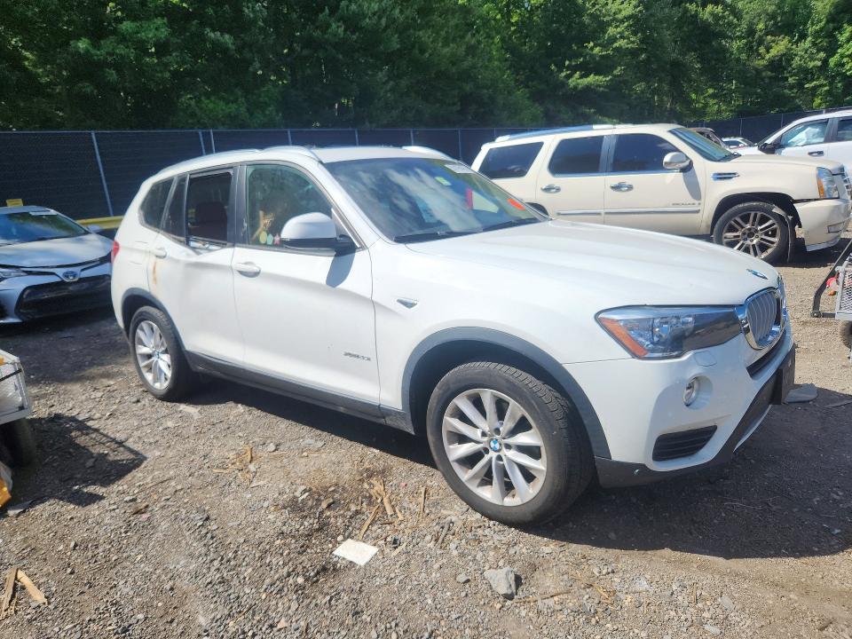 2017 BMW X3 VIN 5UXWX9C3XH0W73940 COPART salvage auction — ROOF, Md - Cert Of Salvage > 75% Damage, sold $5,700 on 2026-07-31 (photo 4)