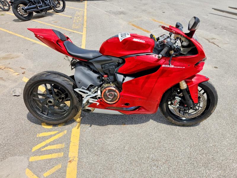 2012 Ducati Panigale VIN ZDM14BPW1CB004845 COPART salvage auction — MECHANICAL, Mo - Salvage Certificate Of Title, sold $3,400 on 2026-07-09 (photo 1)
