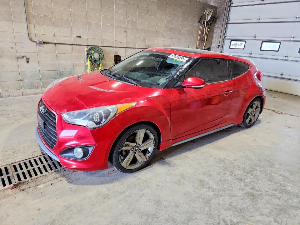 2015 Hyundai Veloster VIN KMHTC6AEXFU241000 COPART salvage auction — MECHANICAL, Mn - Certificate Of Title, sold $200 on 2026-07-28 (photo 1)
