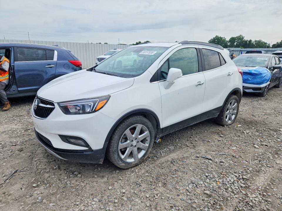 2018 Buick Encore VIN KL4CJBSBXJB580152 COPART salvage auction — FRONT END, Oh - Certificate Of Title, sold $1,350 on 2026-07-22 (photo 1)