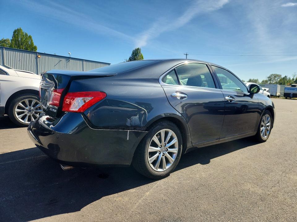 2007 Lexus ES VIN JTHBJ46G972080350 COPART salvage auction — REAR END, Or - Salvage Title Certificate, sold $100 on 2026-07-22 (photo 3)