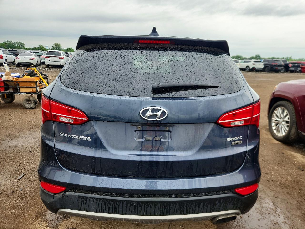 2016 Hyundai Santa Fe VIN 5XYZTDLB4GG352036 COPART salvage auction — Normal Wear, IL - CERTIFICATE OF TITLE, sold $1,700 on 2026-07-09 (photo 6)