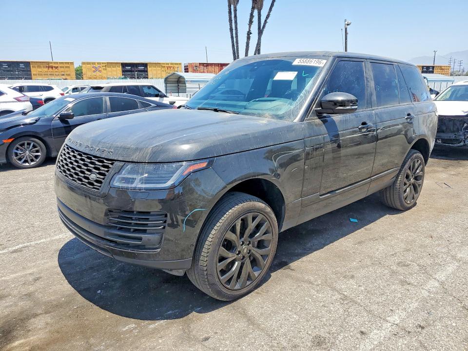 2021 Land rover RANGE ROVER VIN SALGS2RU7MA455060 COPART salvage auction — VANDALISM, Ca - Salvage Certificate, sold $40,000 on 2026-08-21 (photo 1)