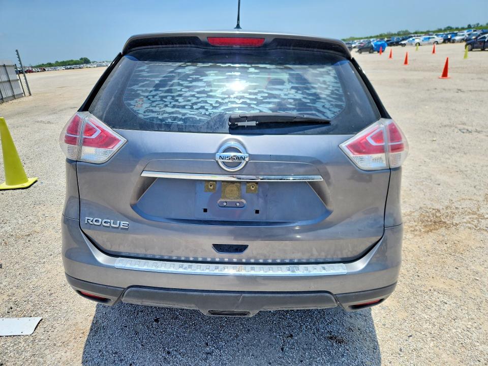 2016 Nissan Rogue VIN JN8AT2MT8GW006944 COPART salvage auction — FRONT END, Tx - Salvage Vehicle Title, sold $400 on 2026-07-16 (photo 6)