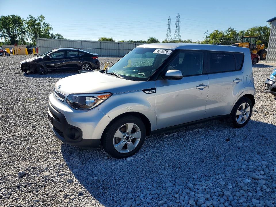 2019 Kia Soul VIN KNDJN2A28K7680600 COPART salvage auction — REAR END, Oh - Cert Of Title-Salvage, sold $2,700 on 2026-07-10 (photo 1)