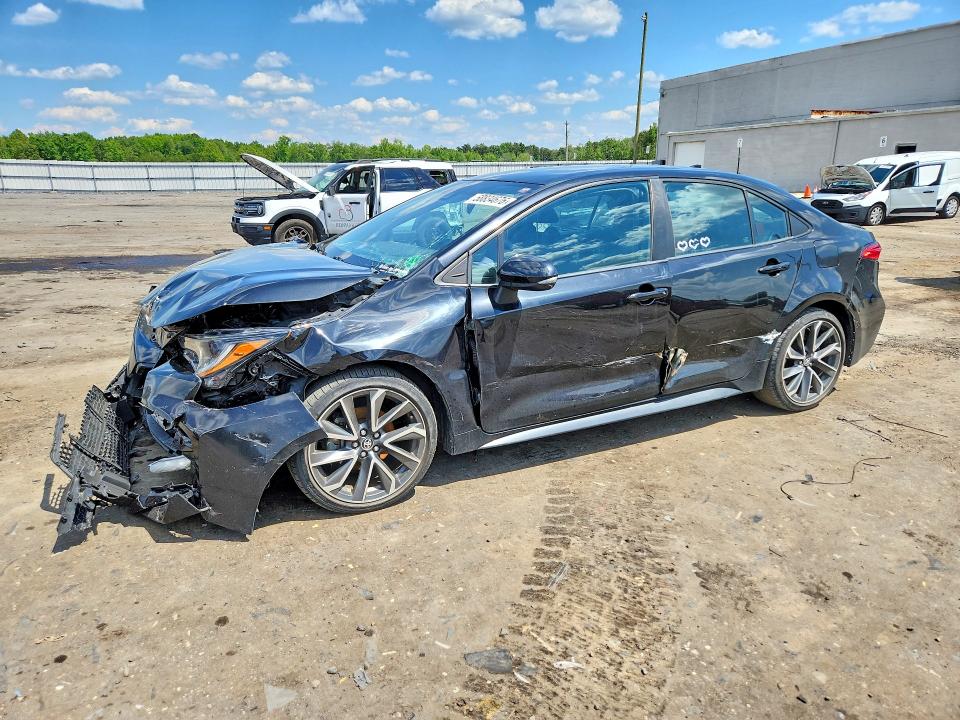 2021 Toyota VIN 5YFP4MCE2MP091995 COPART salvage auction — FRONT END, Va - Cert Of Title - Salvage, sold $3,350 on 2026-07-22 (photo 1)