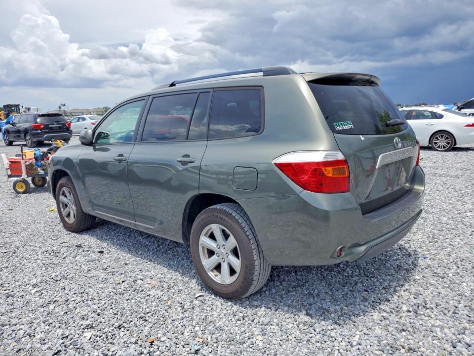 2010 Toyota Highlander VIN 5TDZA3EH6AS003178 COPART salvage auction — FRONT END, Fl - Cert Of Title Slvg Rebuildable, sold $2,550 on 2026-07-14 (photo 2)