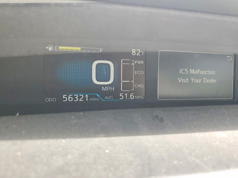 2018 Toyota Prius VIN JTDKARFU2J3551650 COPART salvage auction — FRONT END, Co - Public - Salvage Title, sold $250 on 2026-07-16 (photo 9)