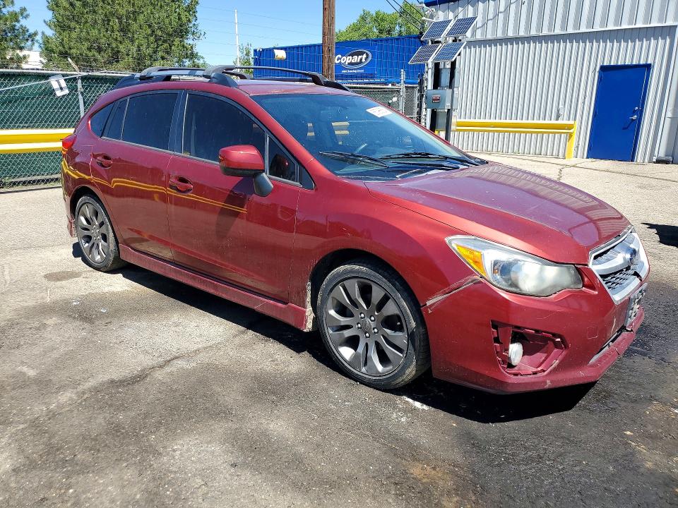 2013 Subaru Impreza VIN JF1GPAL66D2874689 COPART salvage auction — FRONT END, Co - Dis/Dlr/Exp Only Clean Title, sold $675 on 2026-07-15 (photo 4)