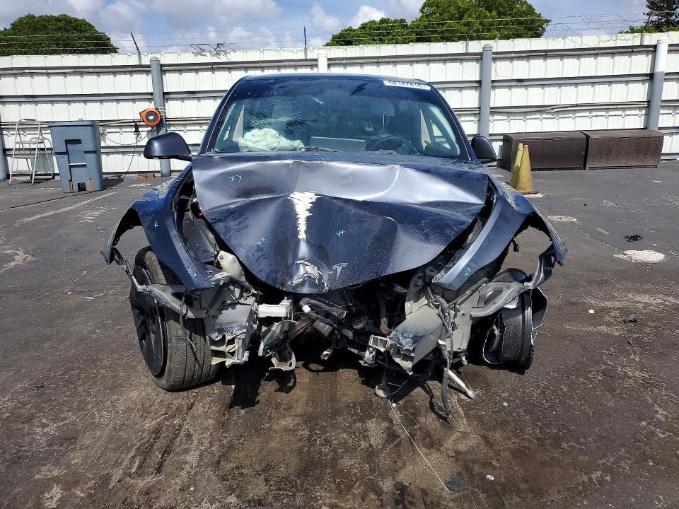 2025 Tesla Model y VIN 7SAYGDEE5SA360332 COPART salvage auction — FRONT END, Nv - Salvage Title, sold $4,350 on 2026-07-15 (photo 5)