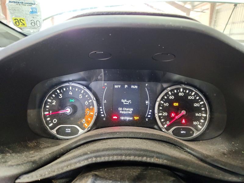 2018 Jeep Renegade VIN ZACCJABB2JPH48226 COPART salvage auction — WATER/FLOOD, La - Cert Of Title-Salvage Flood, sold $1,100 on 2026-08-14 (photo 9)