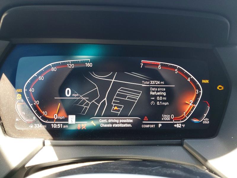2024 BMW 2er VIN WBA53AK05R7N06814 COPART salvage auction — FRONT END, Ca - Salvage Certificate, sold $6,600 on 2026-08-06 (photo 9)