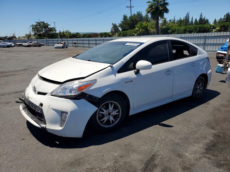 2012 Toyota Prius VIN JTDKN3DU3C5449401 COPART salvage auction — REAR END, CA - SALVAGE CERTIFICATE, sold $100 on 2026-07-28 (photo 1)