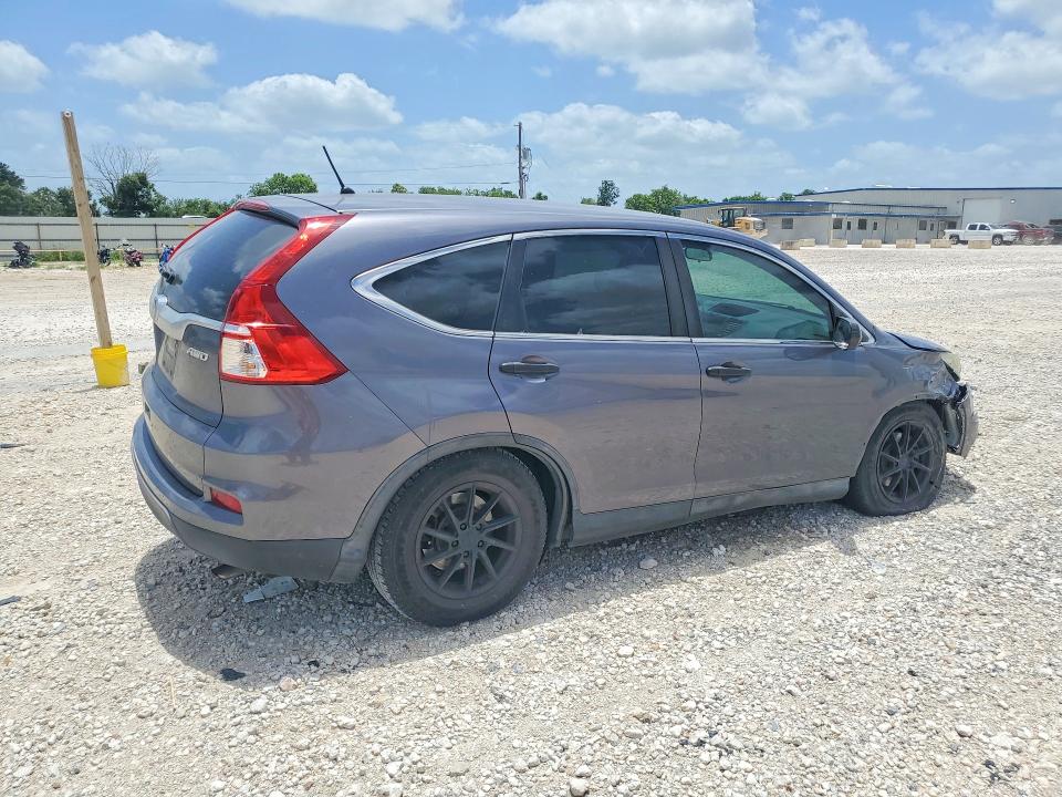 2016 Honda Cr-v VIN 5J6RM4H36GL089108 COPART salvage auction — FRONT END, Tx - Salvage Vehicle Title, sold $3,750 on 2026-07-09 (photo 3)