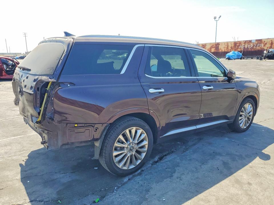 2020 Hyundai Palisade VIN KM8R54HE2LU045014 COPART salvage auction — REAR END, Ca - Salvage Certificate, sold $6,300 on 2026-07-15 (photo 3)