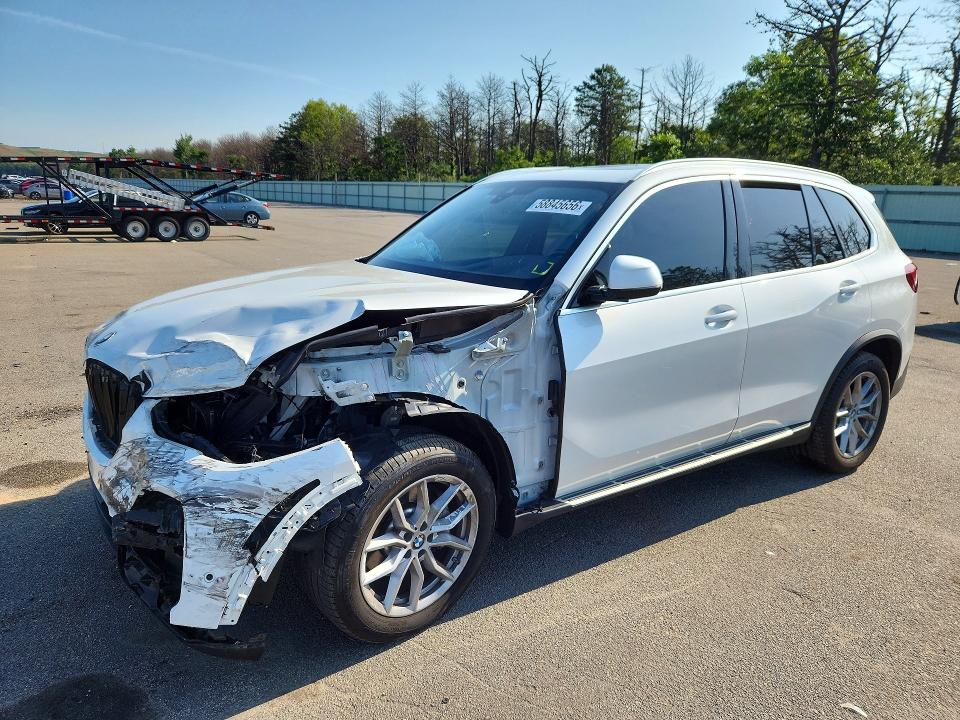 2023 BMW X5 VIN 5UXCR6C04P9R66762 COPART salvage auction — FRONT END, Ny - Mv-907A Salvage Certificate, sold $18,500 on 2026-07-15 (photo 1)