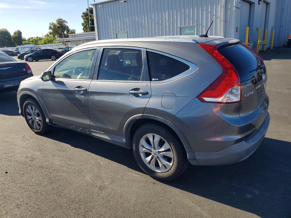 2012 Honda Cr-v VIN JHLRM3H77CC004633 COPART salvage auction — SIDE, Ca - Salvage Certificate, sold $1,050 on 2026-07-22 (photo 2)