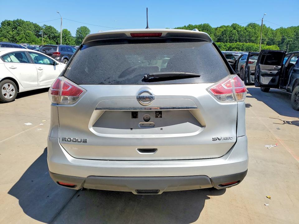 2016 Nissan Rogue VIN KNMAT2MV8GP614440 COPART salvage auction — SIDE, Ky - Cert Of Title-Rebuilt Water, sold $1,300 on 2026-07-16 (photo 6)
