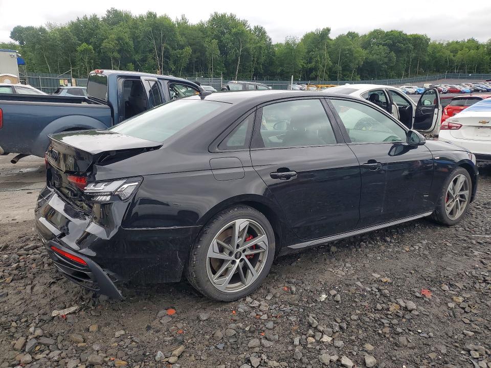 2023 Audi A4 VIN WAUEAAF49PA025788 COPART salvage auction — REAR END, Pa - Cert Of Salv-R=Reconstructed, sold $9,400 on 2026-07-08 (photo 3)