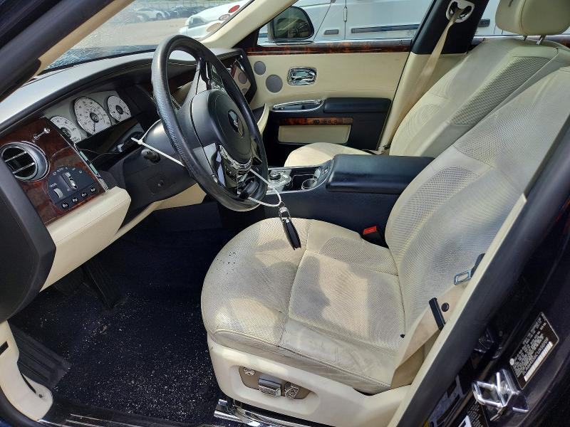 2012 Rolls-royce Ghost VIN SCA664S56CUX50709 COPART salvage auction — ENGINE BURN, Il - Salvage Certificate, sold $18,200 on 2026-07-21 (photo 7)