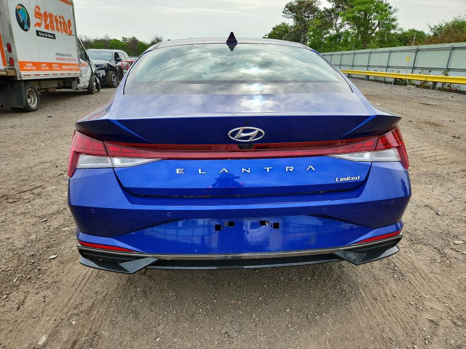 2023 Hyundai Elantra VIN KMHLP4AG0PU534772 COPART salvage auction — WATER/FLOOD, Salvage Title, sold $5,600 on 2026-07-13 (photo 6)
