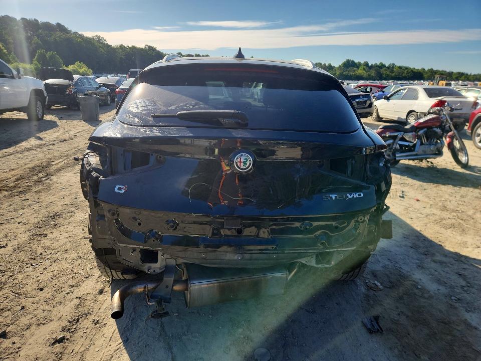 2018 Alfa romeo Stelvio VIN ZASFAKAN0J7B70291 COPART salvage auction — REAR END, Md - Cert Of Salvage > 75% Damage, sold $3,750 on 2026-08-18 (photo 6)