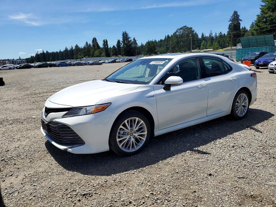 2019 Toyota Camry hybrid VIN 4T1B21HK4KU516447 — COPART salvage auction photo