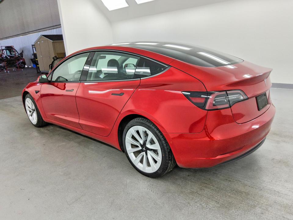 2022 Tesla Model 3 VIN 5YJ3E1EA7NF304568 COPART salvage auction — MECHANICAL, Ca - Certificate Of Title, sold $7,400 on 2026-07-06 (photo 2)