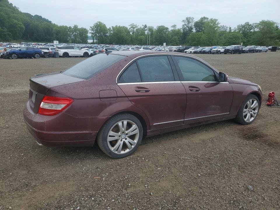 2008 Mercedes-benz C class VIN WDDGF54X48F039822 COPART salvage auction — FRONT END, NY - CERTIFICATE OF TITLE, sold $500 on 2026-07-28 (photo 3)