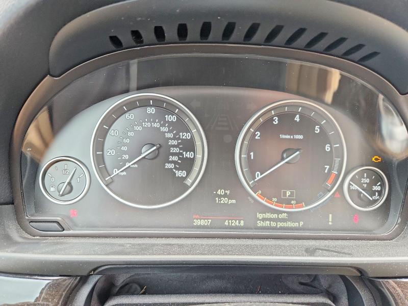 2011 BMW 5 series VIN WBAFR7C56BC805922 COPART salvage auction — FRONT END, Tx - Salvage Vehicle Title, sold $175 on 2026-07-30 (photo 9)