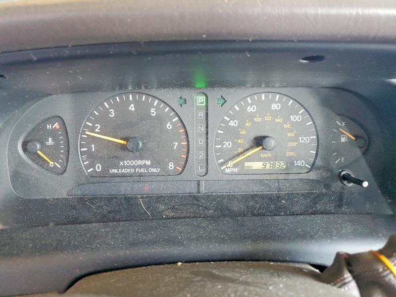 1998 Toyota Avalon VIN 4T1BF18BXWU237546 COPART salvage auction — REAR END, Ca - Salvage Certificate, sold $100 on 2026-07-09 (photo 9)