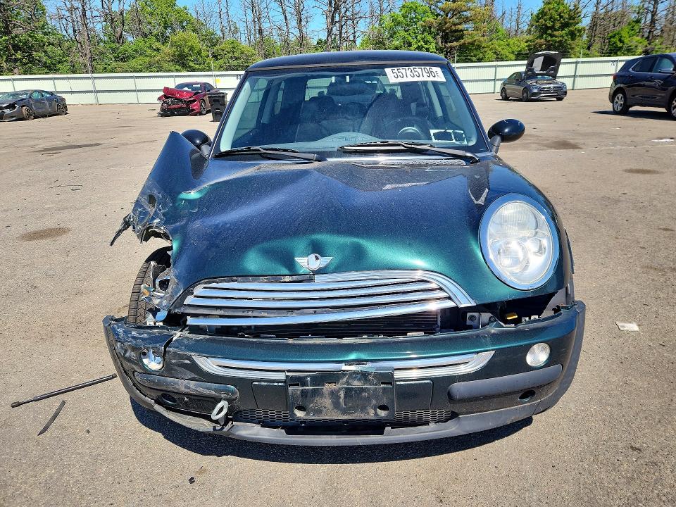 2003 Mini Cooper VIN WMWRC33413TC44094 COPART salvage auction — FRONT END, NY - MV-907A SALVAGE CERTIFICATE, sold $375 on 2026-07-20 (photo 5)