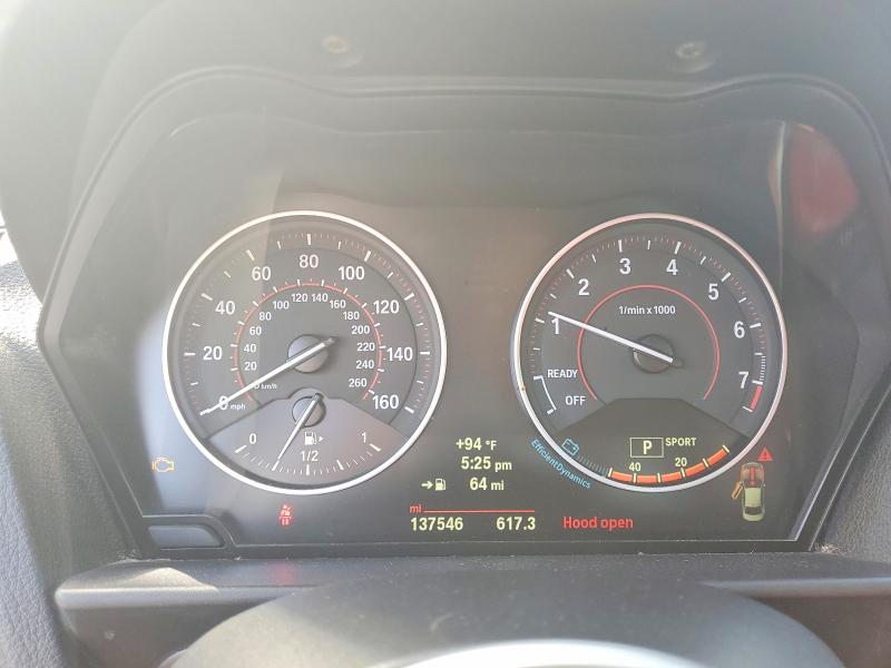 2016 BMW VIN WBA1J9C57GV372104 COPART salvage auction — FRONT END, Tx - Salvage Vehicle Title, sold $6,900 on 2026-07-30 (photo 9)