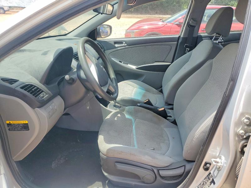 2014 Hyundai Accent VIN KMHCT4AE4EU665680 COPART salvage auction — FRONT END, Nc - Dealer Only Salvage Title, sold $300 on 2026-07-20 (photo 7)