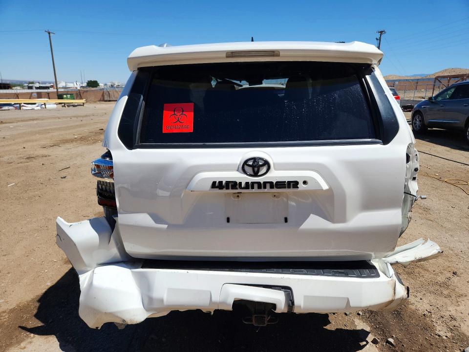 2018 Toyota 4runner VIN JTEBU5JR1J5502331 COPART salvage auction — ROLLOVER, Co - Public - Nonrepairable, sold $325 on 2026-07-23 (photo 6)