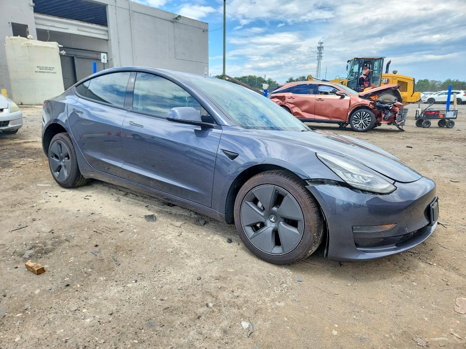 2021 Tesla VIN 5YJ3E1EA2MF859376 COPART salvage auction — FRONT END, Va - Cert Of Title - Salvage, sold $4,150 on 2026-07-15 (photo 4)