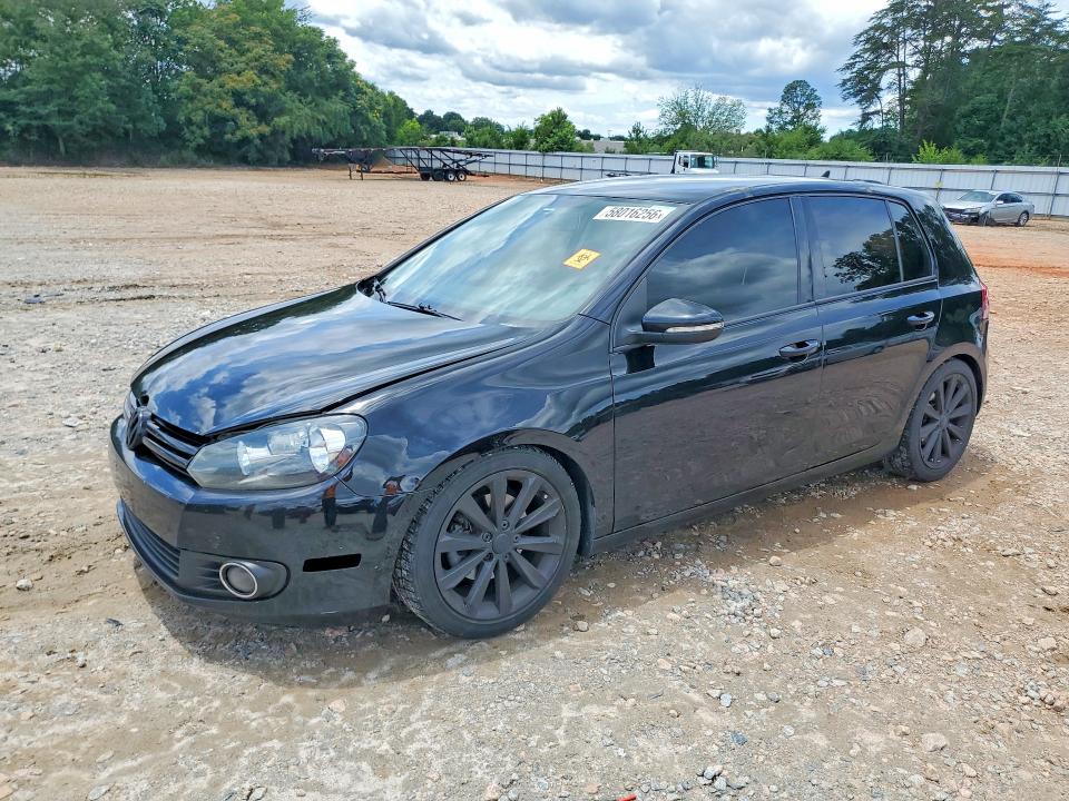 2013 Volkswagen Golf VIN WVWDM7AJ6DW124427 COPART salvage auction — REAR END, Nc - Salvage Certificate Of Title, sold $875 on 2026-07-27 (photo 1)