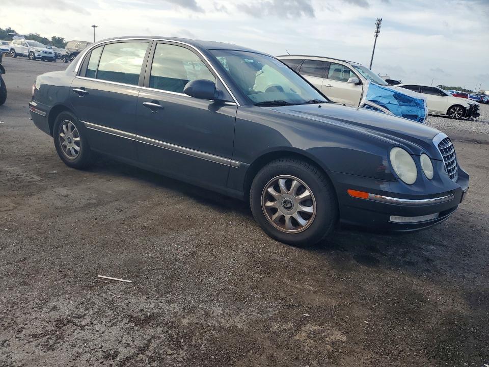 2005 Kia Amanti VIN KNALD124955080493 COPART salvage auction — UNDERCARRIAGE, Fl - Cert Of Title Slvg Rebuildable, sold $350 on 2026-07-08 (photo 4)